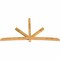 Ekena Millwork Alberta Rough Sawn Timber Gable Bracket, Western Red Cedar, 108"W x 58"H x 4"D x 4"F, 13/12 Pitch GBW108X58X0404ALB00RWR - alternate 5